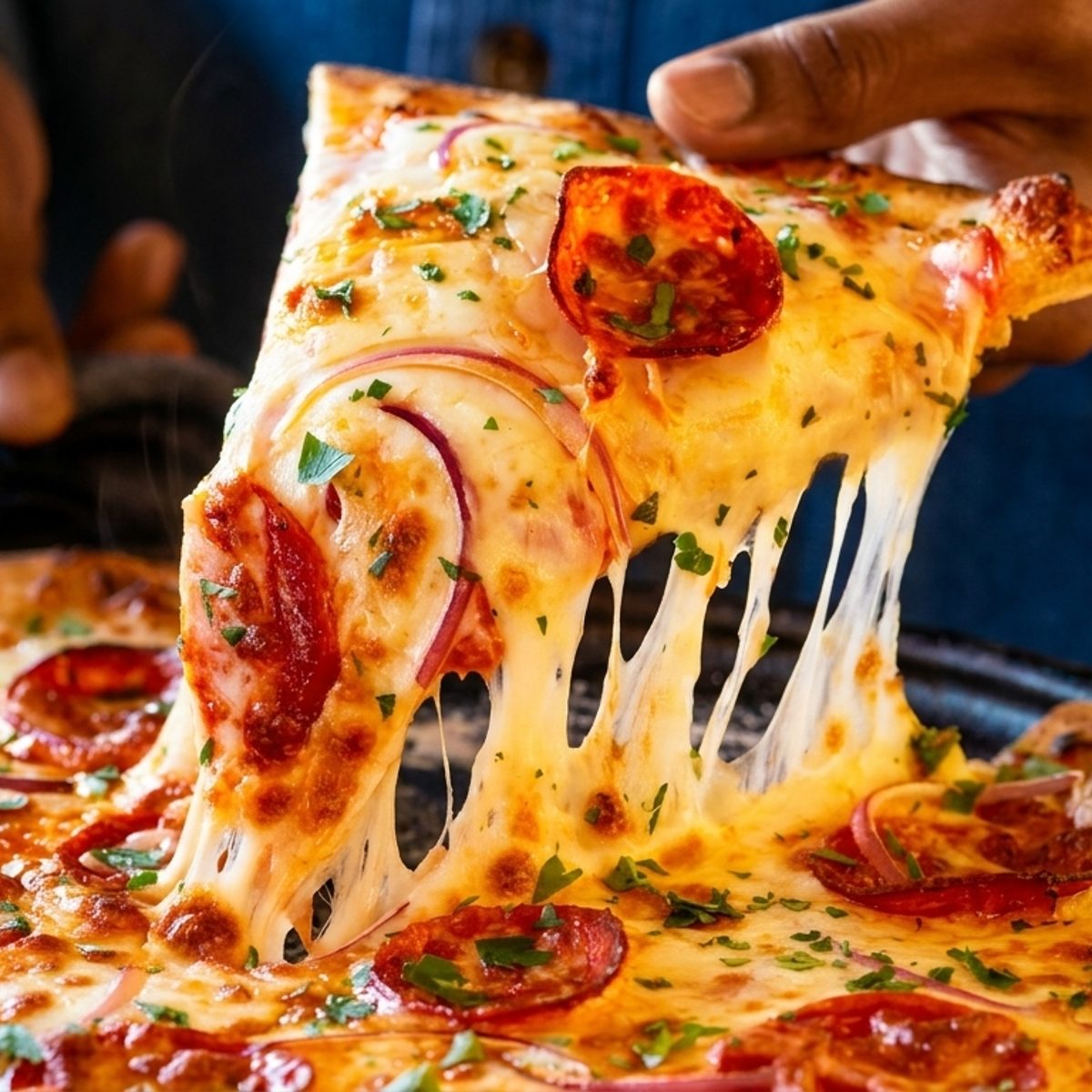 Crispy, Chewy Crust Made From Scratch