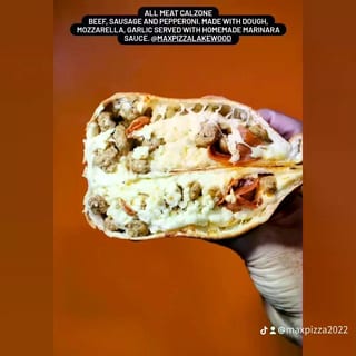 All Meat Calzone